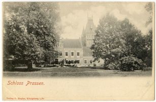 Prassen Kr. Rastenburg, Gut, Kreis Rastenburg Prassen, Schloß V Прассен, замок, V