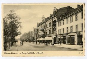Gumbinnen, Stadt, Kreis Gumbinnen Adolf-Hitler-Straße (fr. Darkehmer Straße bzw. Königstraße) Gumbinnen, Adolf-Hitler-Straße 