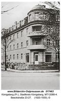 Königsberg (Pr.), Stadtkreis Königsberg Beeckstraße 23-27