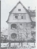 Königsberg (Pr.), Stadtkreis Königsberg Arndtstraße 5-7 Königsberg, Ratshof,  Arndtstraße 5-7, Geschäfts- Büro- und Mietwohnhaus, Gartenansicht Königsberg, Stadtteil Amalienau