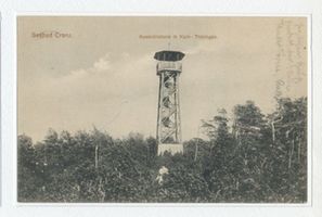 Cranz Kr. Samland, Ort, Kreis Samland Cranz, Klein-Thüringen, Aussichtsturm auf den Dünen II Кранц, «Малая Тюрингия», смотровая башня на дюнах, II