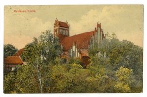 Gerdauen, Stadt und Bahnstation, Kreis Gerdauen Gerdauen, Kirche II 
