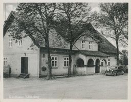 Kurwien, Ort, Kreis Johannisburg Kurwien, Gasthaus Klötzing Курвиен, трактир Клёцинга