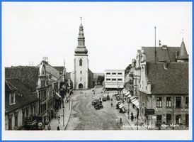 Insterburg, Stadt, Stadtkreis Insterburg Alter Markt Insterburg, Alter Markt mit Lutherkirche VI Insterburg, Lutherkirche
