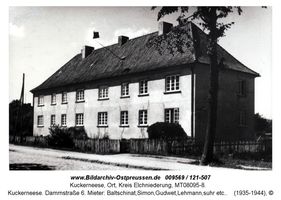 Kuckerneese, Ort, Kreis Elchniederung Dammstraße 6