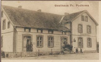 Peitschendorf, Kreis Sensburg Peitschendorf, Gasthaus Fritz Podkowa 