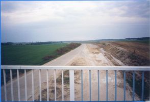  Ostpreußen, Autobahn Elbing-Königsberg, Abfahrt Zinten 