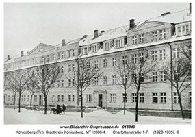Königsberg (Pr.), Stadtkreis Königsberg Charlottenstraße 1-7