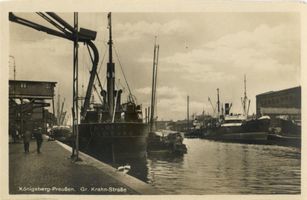 Königsberg (Pr.), Stadtkreis Königsberg Königsberg (Pr.), Hafen, Große Krahn-Straße Königsberg, Außenhafen (bis zum Hauptzollamt)