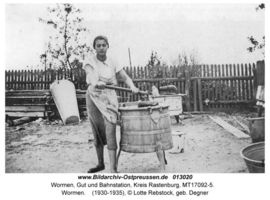 Wormen Kr. Rastenburg, Gut und Bahnstation, Kreis Rastenburg 