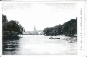 Königsberg (Pr.), Stadtkreis Königsberg Königsberg (Pr.), Schloßteich, Südseite II Königsberg, Schloßteichbrücke