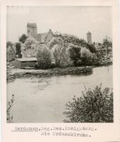 Gerdauen, Stadt und Bahnstation, Kreis Gerdauen Gerdauen, Kirche VII Гердауэн, церковь, VII