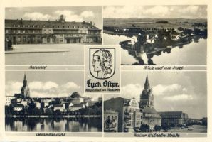 Lyck, Stadt, Kreis Lyck Lyck, 4 Ansichten Lyck, Evangelische Kirche