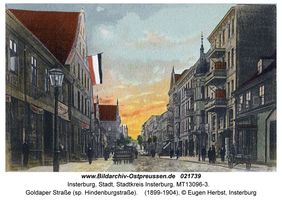 Insterburg, Stadt, Stadtkreis Insterburg Goldaper Straße