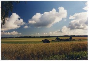 Kronau Kr. Lötzen, Kreis Lötzen Kronau Kr. Lötzen, Landschaft am Deyguhnsee 