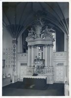 Königsberg (Pr.), Stadtkreis Königsberg Königsberg (Pr.), Schloßkirche, Altar und Kanzel II Königsberg, Schloßkirche