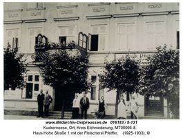 Kuckerneese, Ort, Kreis Elchniederung Hohe Straße