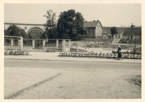 Allenstein, Stadtkreis Allenstein Jägerstraße Allenstein, Jägerstraße, Platz an der Eisenbahnbrücke Allenstein, Brücken