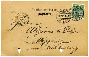 Tilsit, Stadt, Stadtkreis Tilsit  Tilsit, Postkarte von Herrmann Gross 