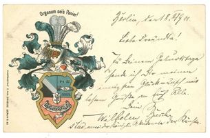 Königsberg (Pr.), Stadtkreis Königsberg Königsberg (Pr.), Karte des Akademischen Vereins Organum Berlin und Königsberg Königsberg, Studentenverbindungen, Korporationen