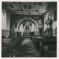 Schalmey, Kreis Braunsberg Schalmey, Katholische Pfarrkirche, Innenansicht 