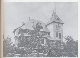 Königsberg (Pr.), Stadtkreis Königsberg Kastanienallee 12 Königsberg, Amalienau, Kastanienallee,  Villa Heitmann  Süd-Ansicht Königsberg, Stadtteil Amalienau