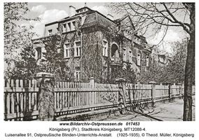 Königsberg (Pr.), Stadtkreis Königsberg Luisenallee 91