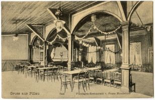 Pillau, Seestadt, Kreis Samland Pillau, Seestadt, Plantagen-Restaurant, Saal Пиллау, морской город, ресторан «Плантаген», зал