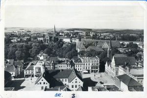 Allenstein, Stadtkreis Allenstein Allenstein, Blick auf Schloß und Garnisonkirche Алленштайн, вид на замок и гарнизонную церковь