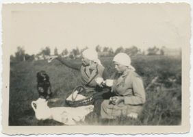 Friedrichsrode (Ostpr.), Kreis Labiau Friedrichsrode, Ausruhen von der Feldarbeit 