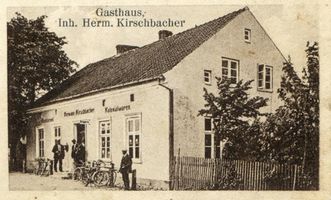 Gutfließ, Kreis Labiau Eszerninken, Gasthaus, Inh. Herm. Kirschbacher Эссернинкен, трактир, владелец Герм. Киршбахер