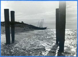 Cranz Kr. Samland, Ort, Kreis Samland Cranz, Fischerboote am Strand X Кранц, рыбачьи лодки на пляже, X