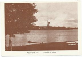  Loier See, Blick zur Windmühle 