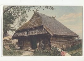  Kurische Nehrung, Bauernhaus, II Куршская коса, крестьянский дом, II