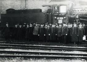 Johannisburg, Kreis Johannisburg Johannisburg, Eisenbahner, Dienstjubiläum Йоханнисбург, железнодорожники, служебный юбилей