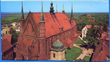 Frauenburg, Kreis Braunsberg Frauenburg, Blick auf den Dom, die Stadt und das Haff VI Frauenburg, Dom