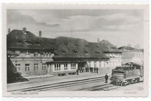 Schloßberg, Kreisstadt, Kreis Schloßberg Pillkallen Kr. Schloßberg, Bahnhof II 