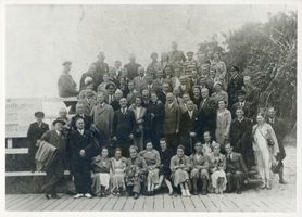 Fischhausen, Stadt, Kreis Samland Fischhausen, Betriebsausflug Kreisausschuss der Beamten und Angestellen Фишхаузен, выезд на природу окружного комитета чиновников и служащих