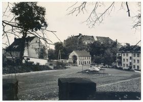 Rhein Kr. Lötzen, Kreis Lötzen Rhein Kr. Lötzen, Teilansicht mit Schloß III 