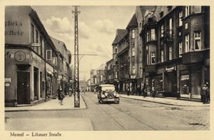 Memel, Stadt, Stadtkreis Memel Hermann-Göring-Straße (fr. Libauer Straße) Memel, Libauerstraße V 