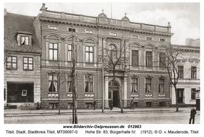 Tilsit, Stadt, Stadtkreis Tilsit Hohe Straße 83