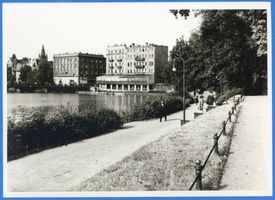 Königsberg (Pr.), Stadtkreis Königsberg Schlossteichpromenade Königsberg (Pr.), Promenade am Schloßteich Кёнигсберг (Пр.), променад у Замкового пруда