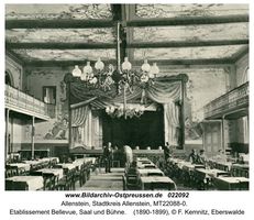 Allenstein, Stadtkreis Allenstein  Allenstein, Hotels, Gaststätten, Cafés