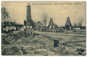 Prostken, Kreis Lyck Prostken, Zerstörungen III Просткен, разрушения, III