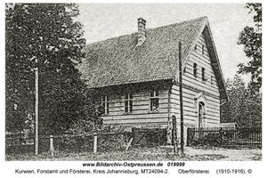 Kurwien, Forstamt und Försterei, Kreis Johannisburg 