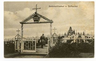 Schaulen, Kreis Memel Schaulen, Soldatenfriedhof 