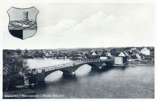 Nikolaiken Kr. Sensburg, Kreis Sensburg Nikolaiken Kr. Sensburg, Neue Brücke II 