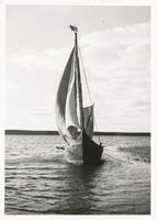  Ruß (Fluß), Rußstrom mit Fischerboot Русе (река), река Русе с рыбацкой лодкой