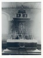 Fließdorf, Kreis Lyck Fließdorf, Kirche, Altar 