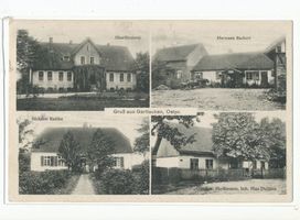 Alt Gertlauken, Kreis Labiau Alt Gertlauken, Oberförsterei, Hermann Bachert, Bäckerei Radtke, Geschh. Hoffmann 